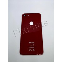 Задняя крышка iPhone 8 Красная со стеклом камеры
