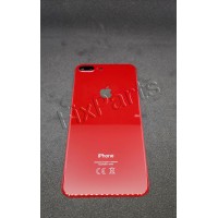 Задняя крышка iPhone 8 Plus Красная со стеклом камеры