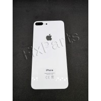 Задняя крышка iPhone 8 Plus Серебряная со стеклом камеры